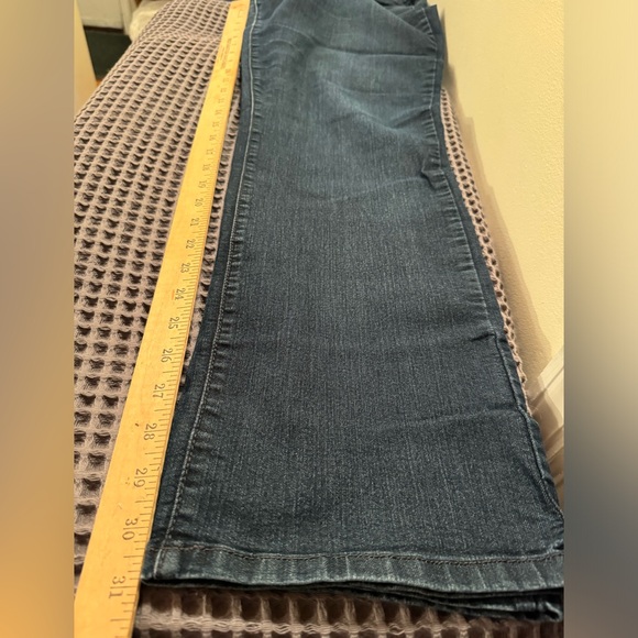 NYDJ denim straight leg Made in USA size 12 - Picture 4 of 12